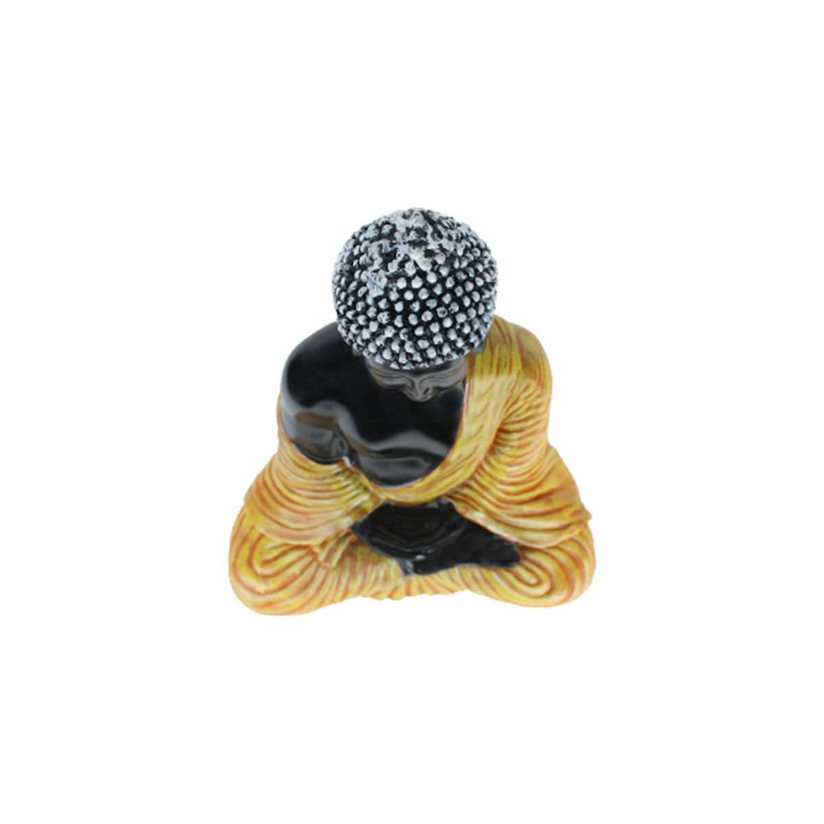 Our Green Window Black Buddha -white Hair
