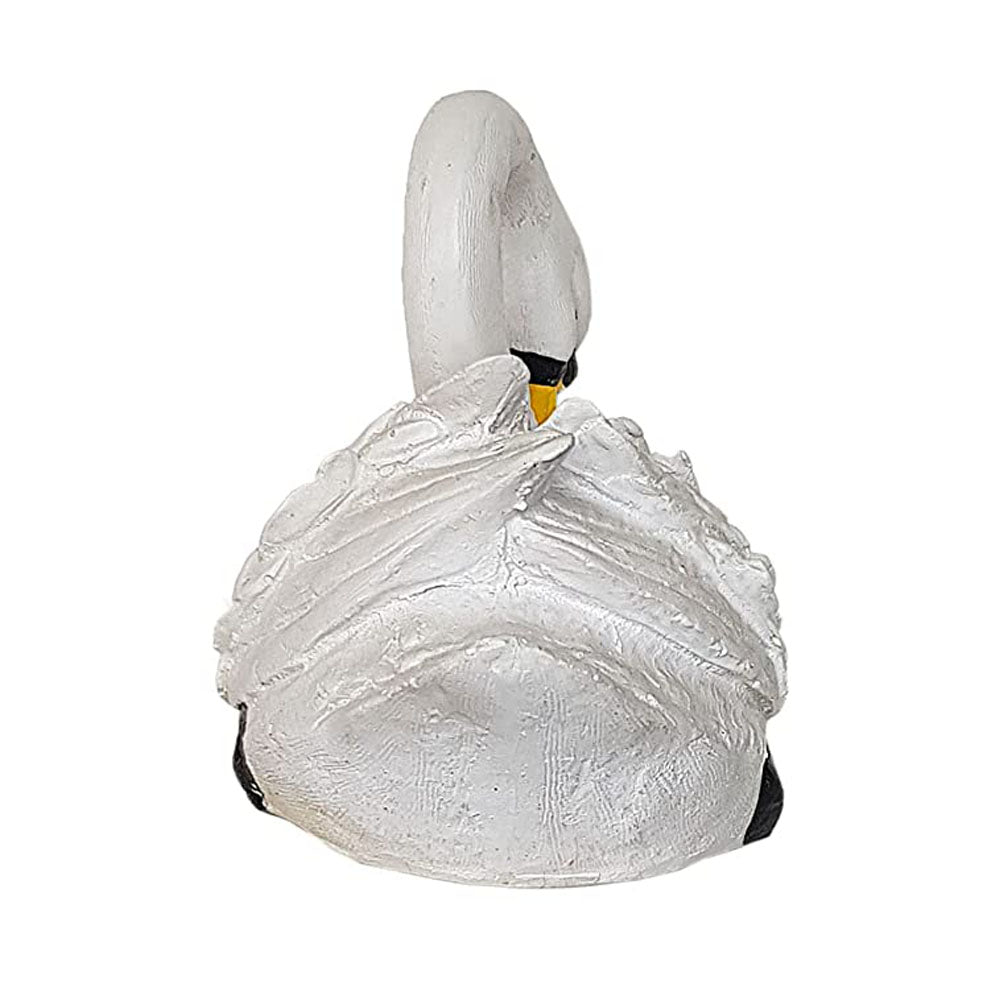 Our Green Window Front Swan Statue for Home and Garden Decoration