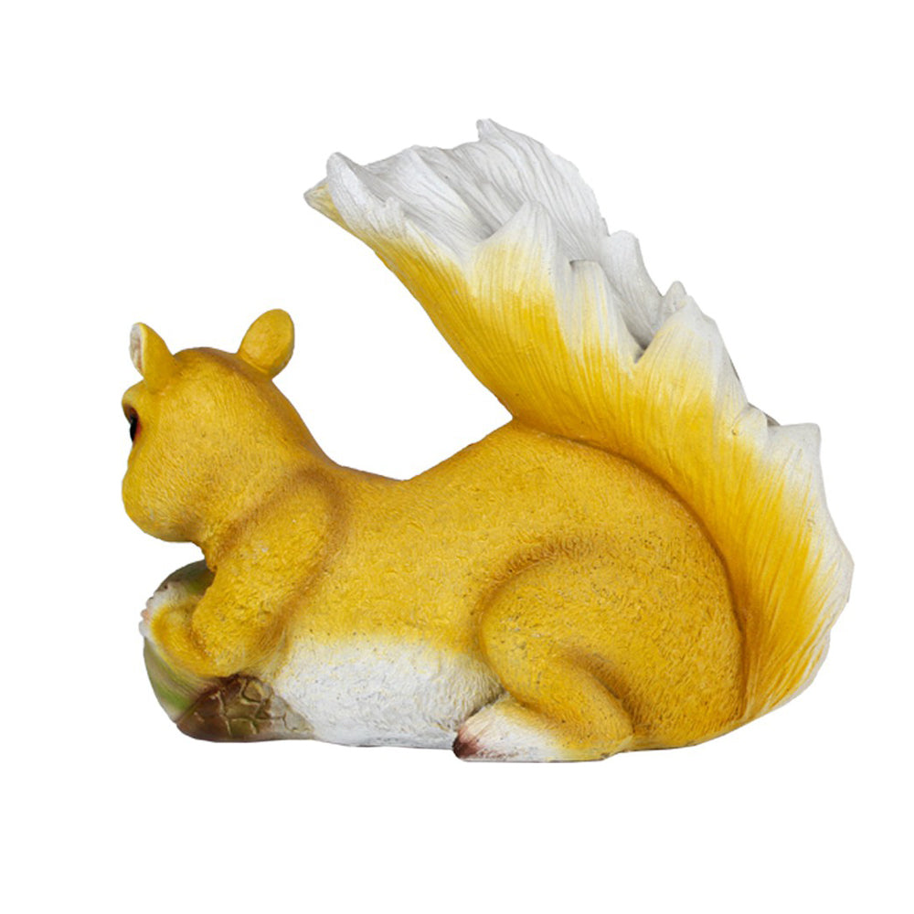 Our Green Window Squirrel Statue for Balcony and Garden Decoration
