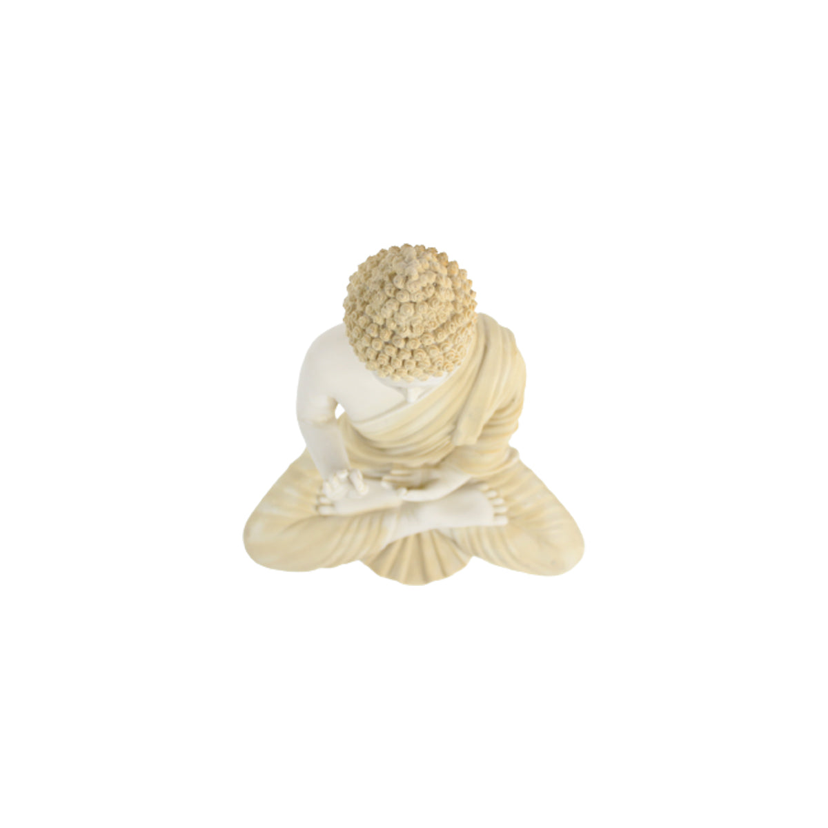 Our Green Window Resin 14 '' Buddha (Beige)