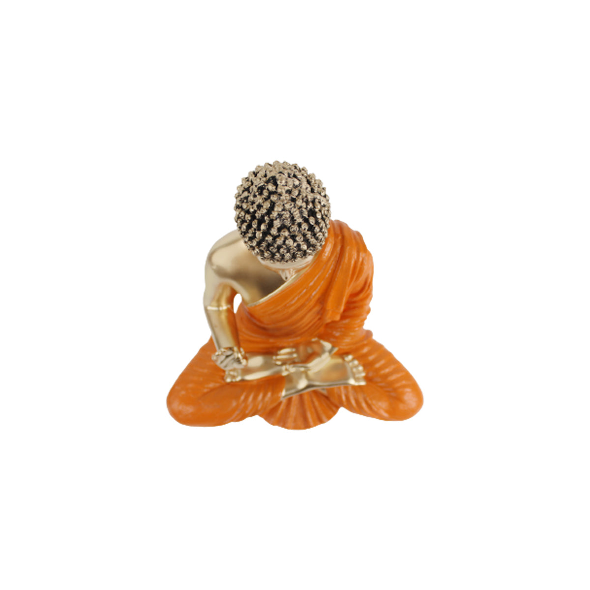 Our Green Window Resin 14 '' Buddha (Golden Body & White) (Aashirwad)