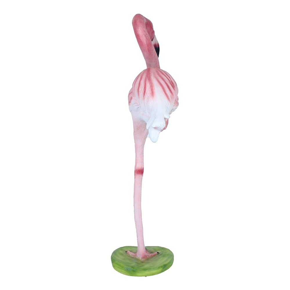 Our Green Window Flamingo Statue (Medium) for Balcony and Garden Decoration