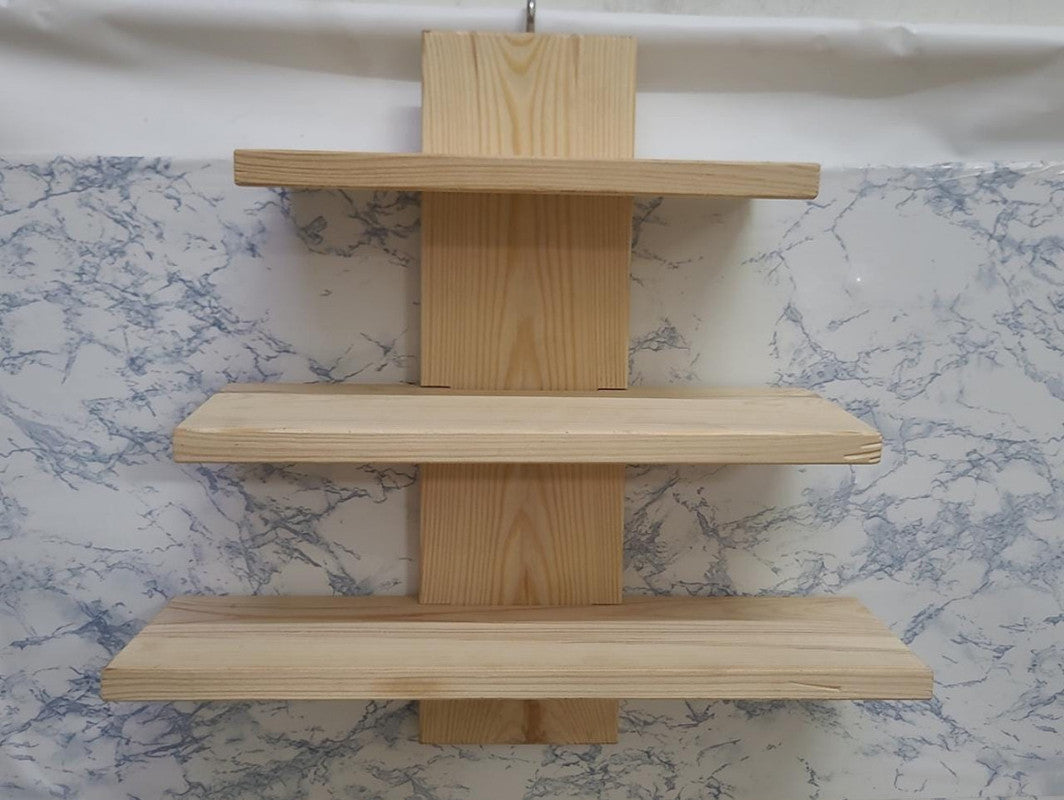 Our Green Window Pine wood 3 layer wall Self for home decor