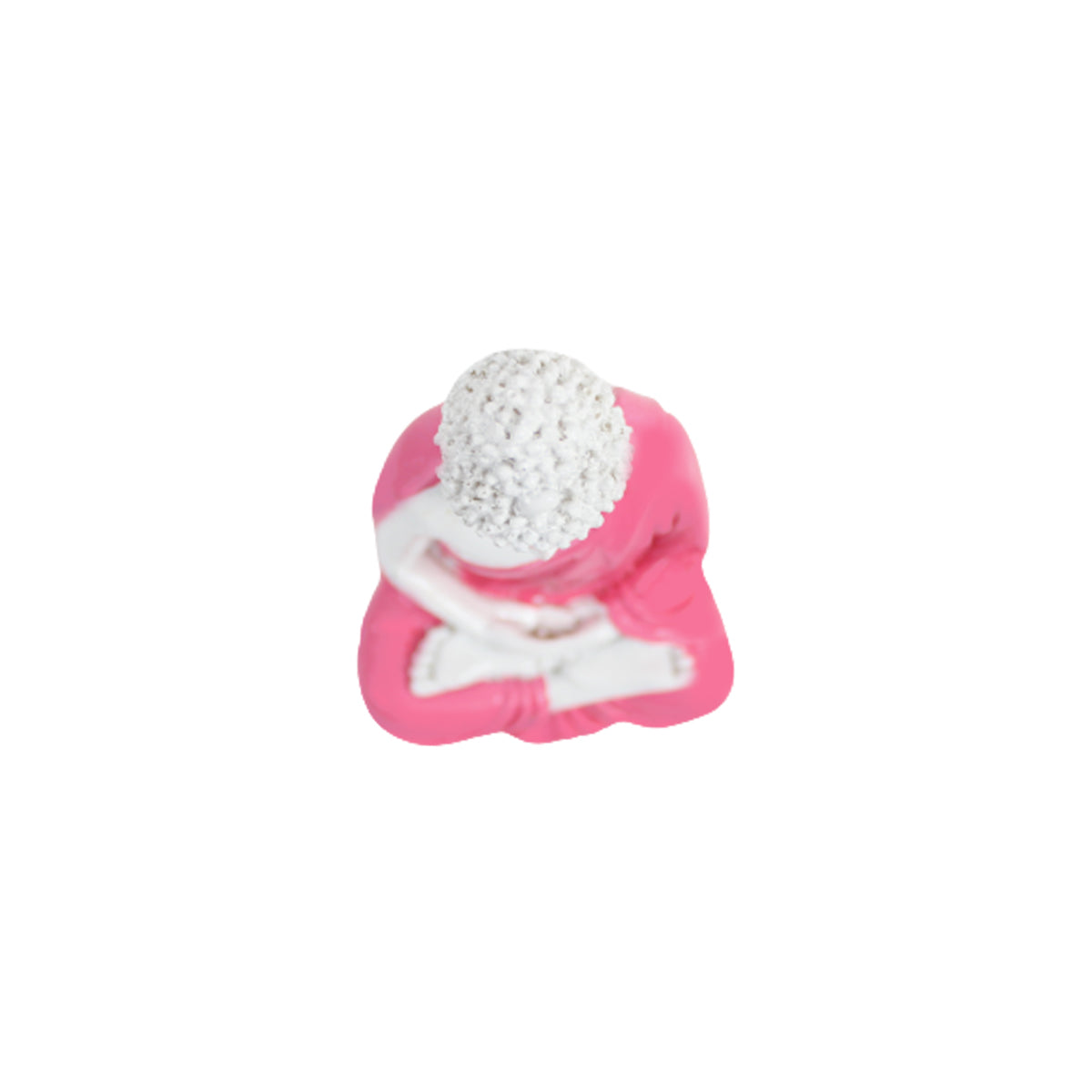 Our Green Window 5 inch Resin Pink Samadhi Buddha