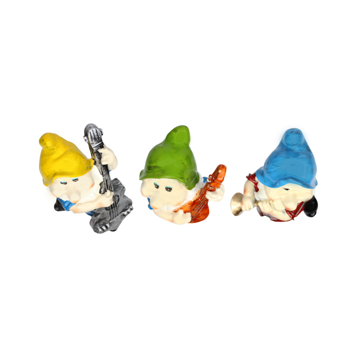 Our Green Window Musical Gnomes Statue for Balcony and Garden Decoration