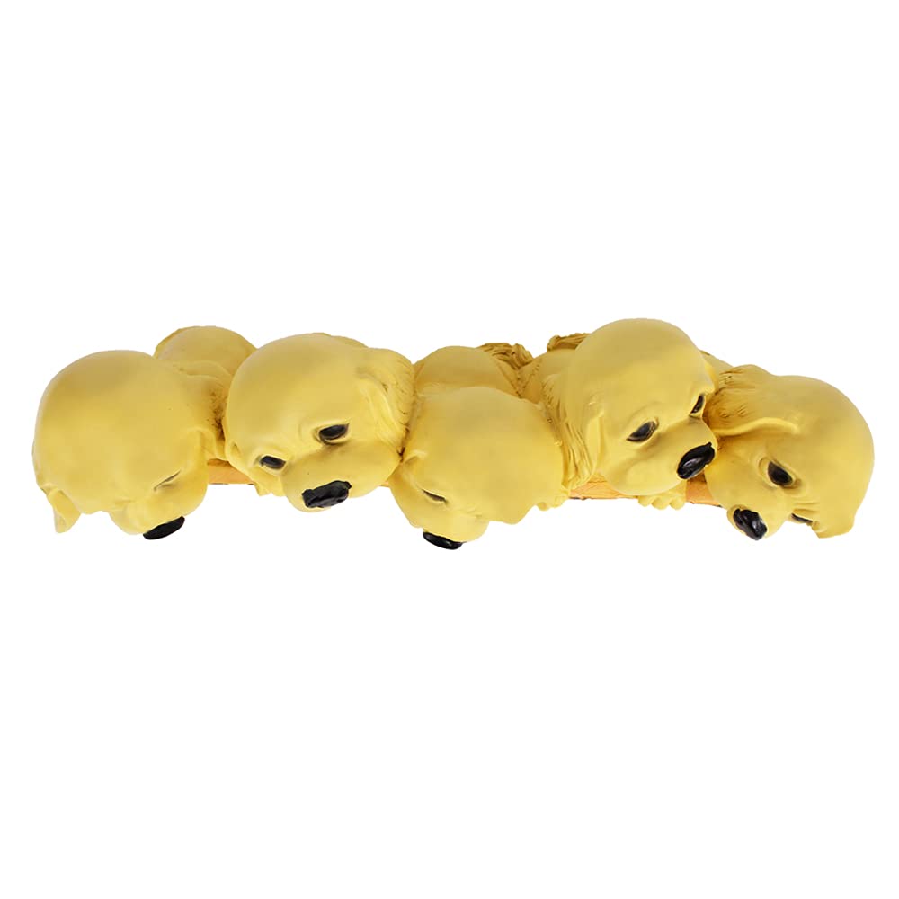 Our Green Window Welcome Dogs Statue for Home and Garden Decoration