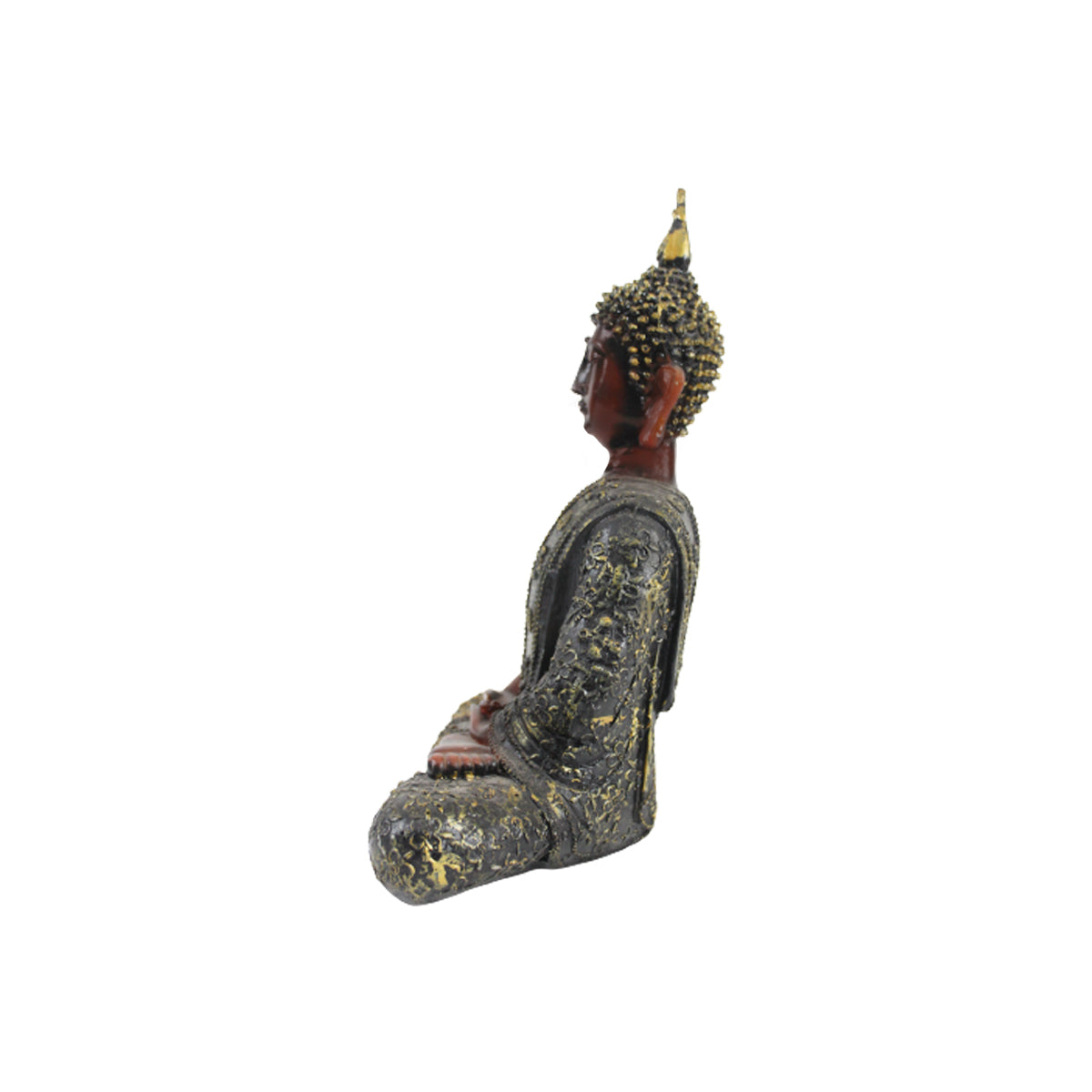 Our Green Window Polyresin Sitting Buddha Idol Statue Showpiece for Home Decor Decoration Gift Gifting