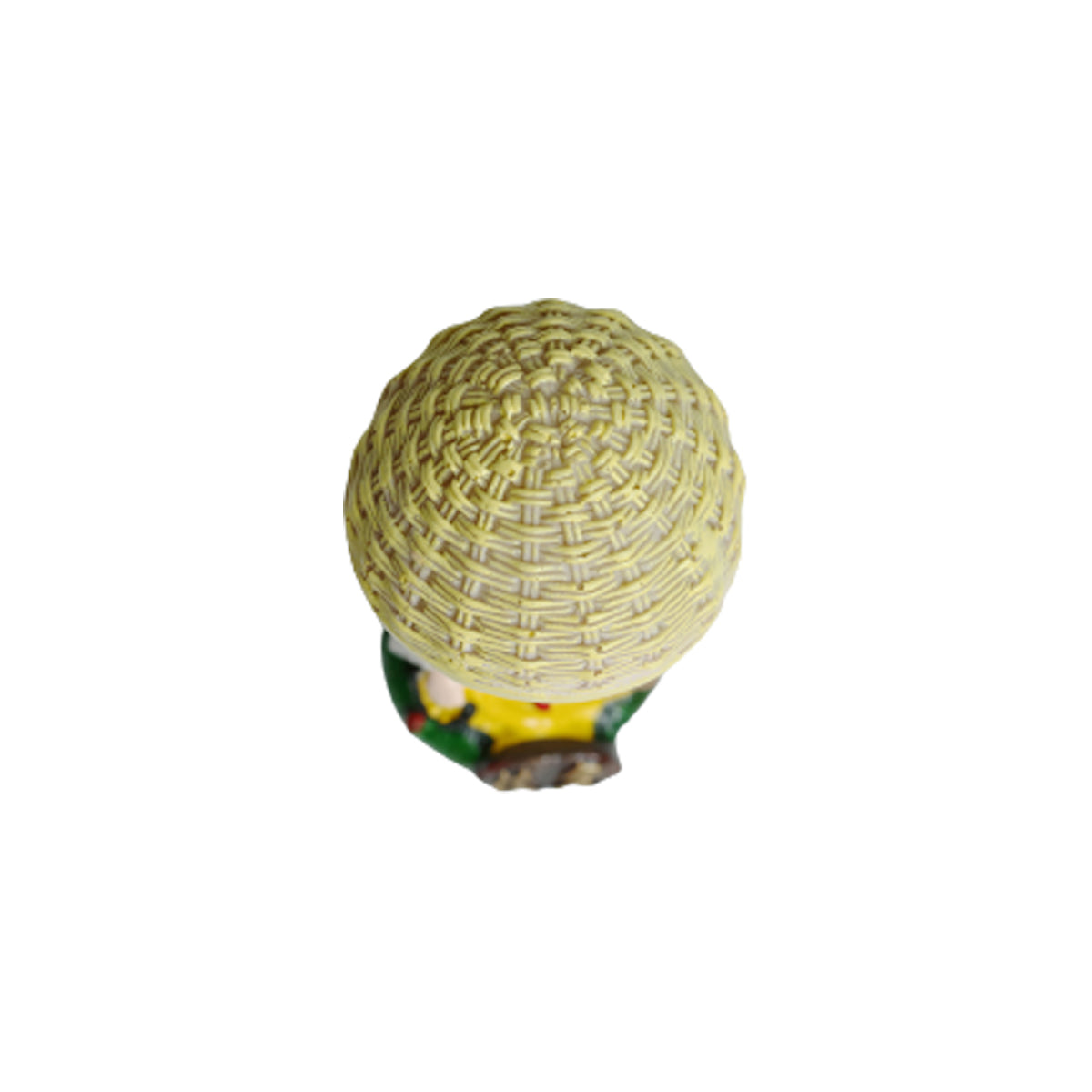 Our Green Window Single piece Meditating monk with Beads shaking head| monk statue| home décor| gift articles | gift item