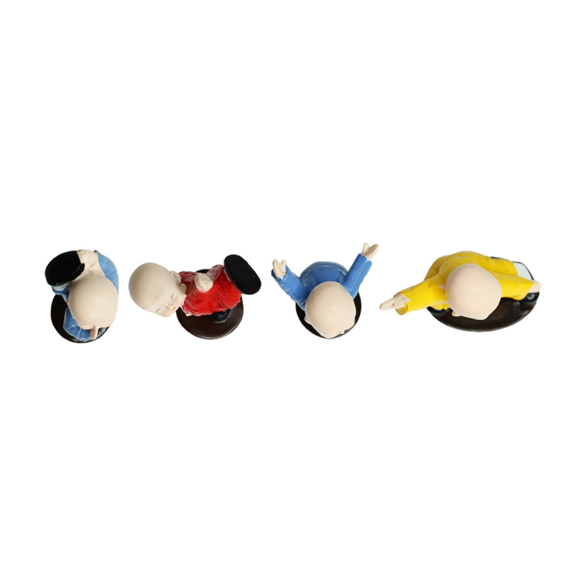 Our Green Window ( Set of 4 ) Kung fu monks| monk statue| home décor| gift articles | gift item