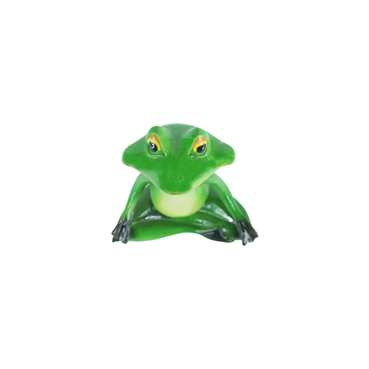 Our Green Window 5.8 Inches Yoga Frogs Sitting For Home and Garden Decoration