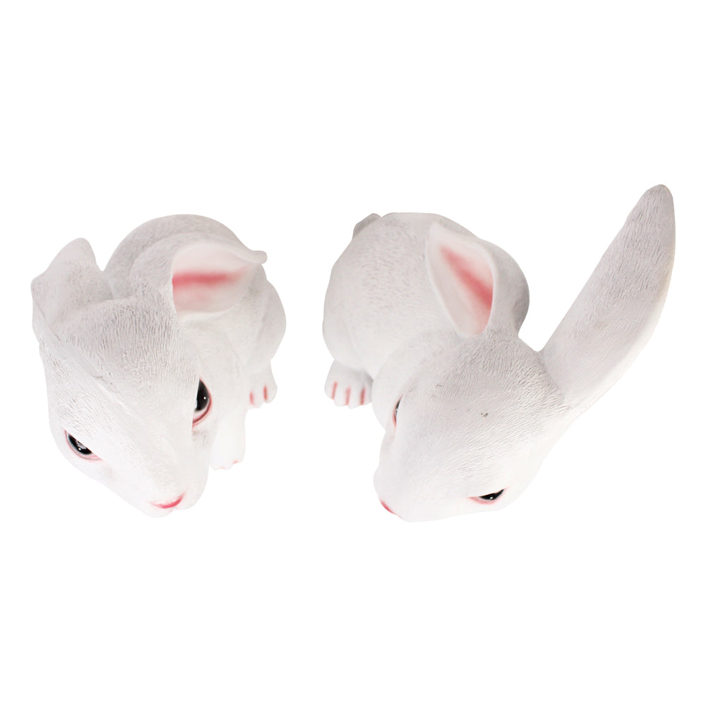 Our Green Window (Set of 2) Very Big Rabbits Statue for Garden Decoration