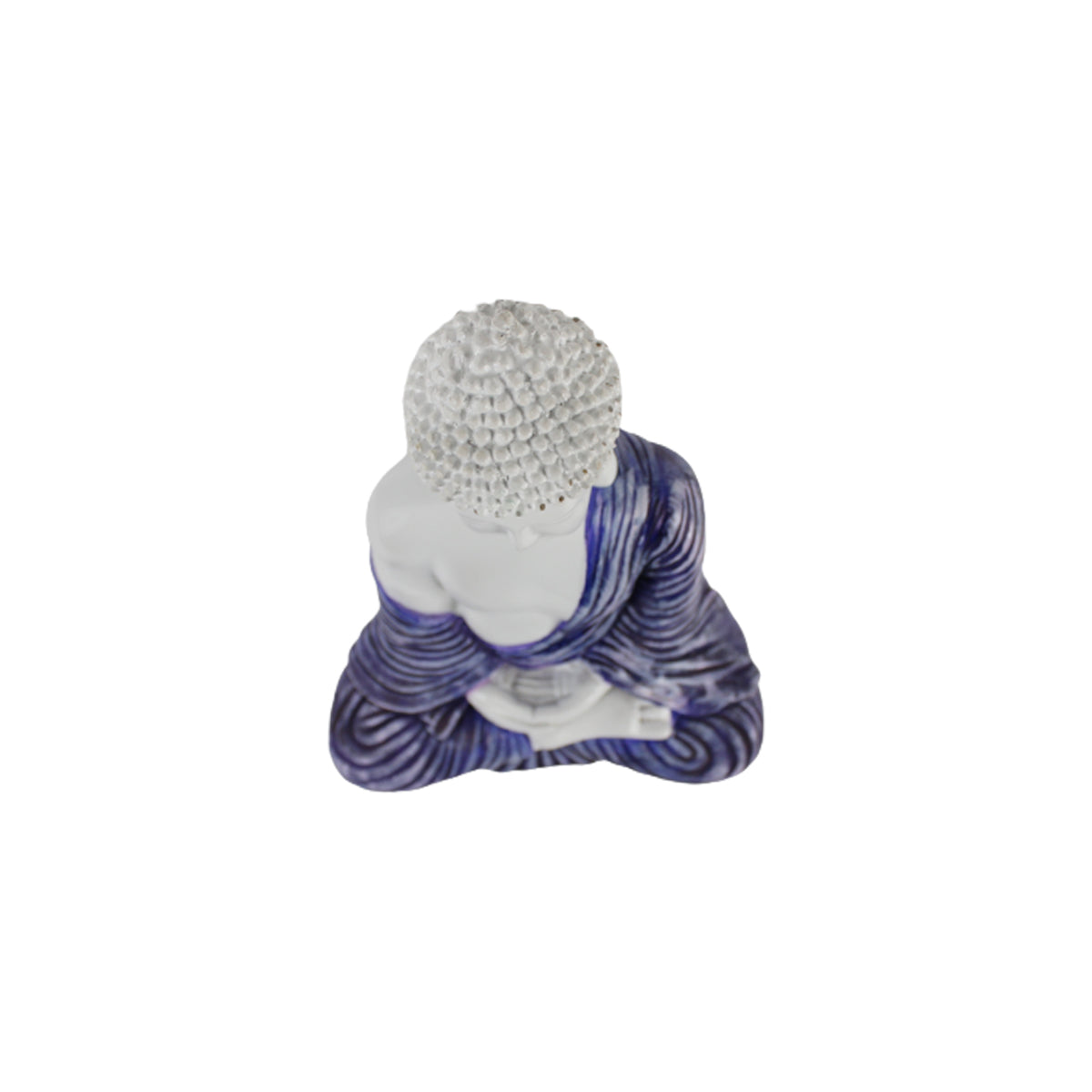 Our Green Window Resin 14'' Purple Buddha (Samadhi)