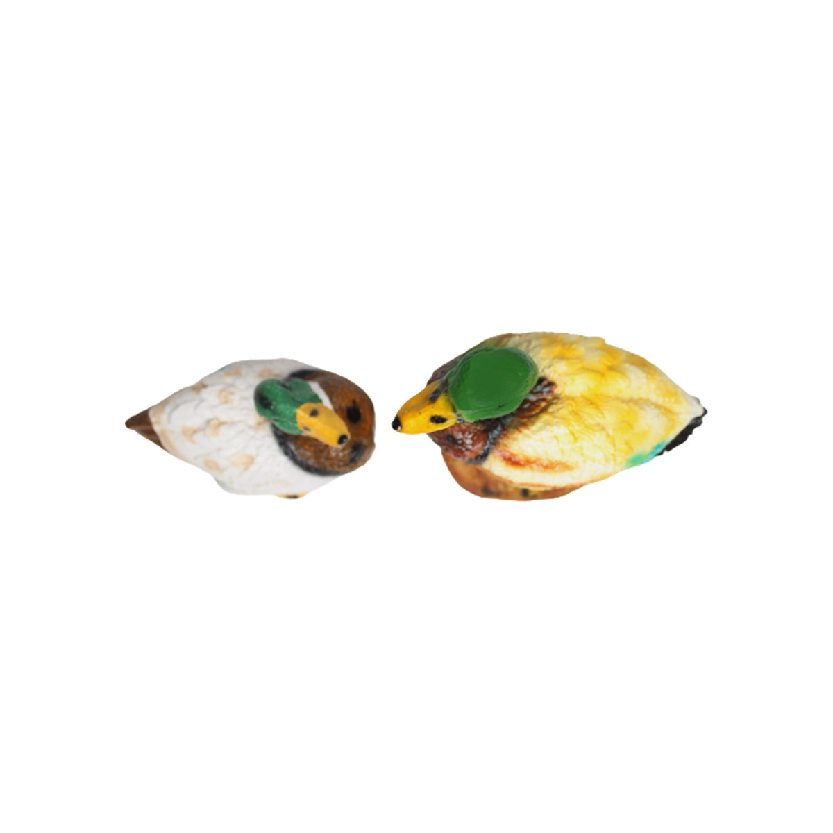 Our Green Window (Set of 2) Green Ducks Statue for Home and Garden Decoration
