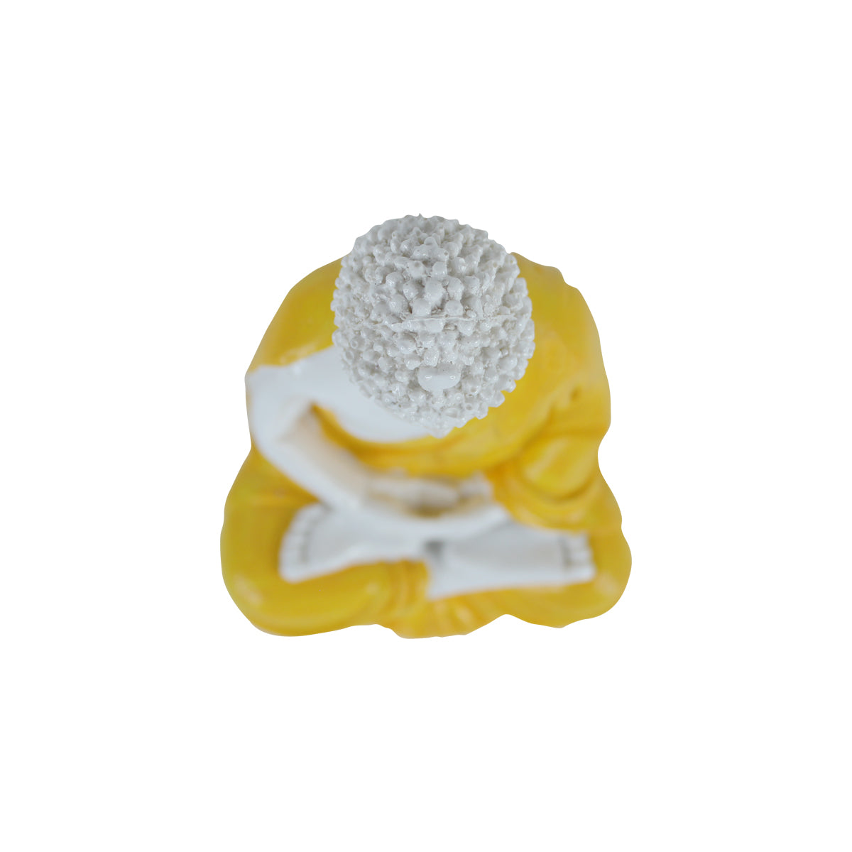 Our Green Window (5 inch) Small Buddha Statue (Yellow)
