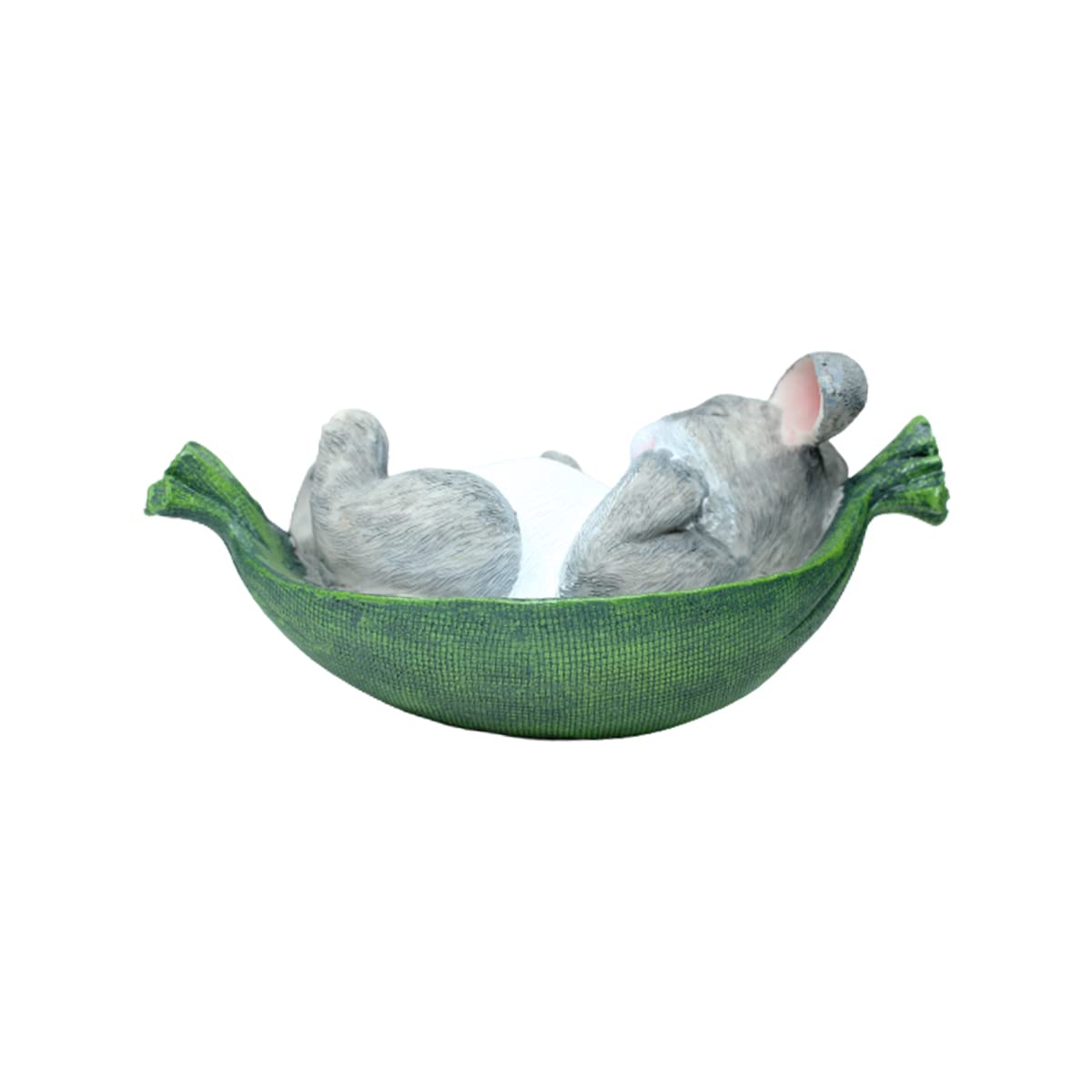 Our Green Window Hanging Swing Cute Rabbit Statue for Garden Decoration
