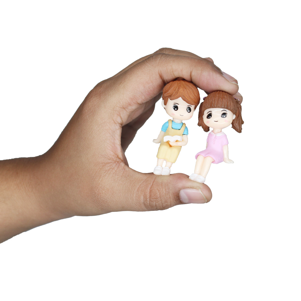 Our Green Window Miniature Toys : (Set of 2) Small Kids for Fairy Garden Accessories