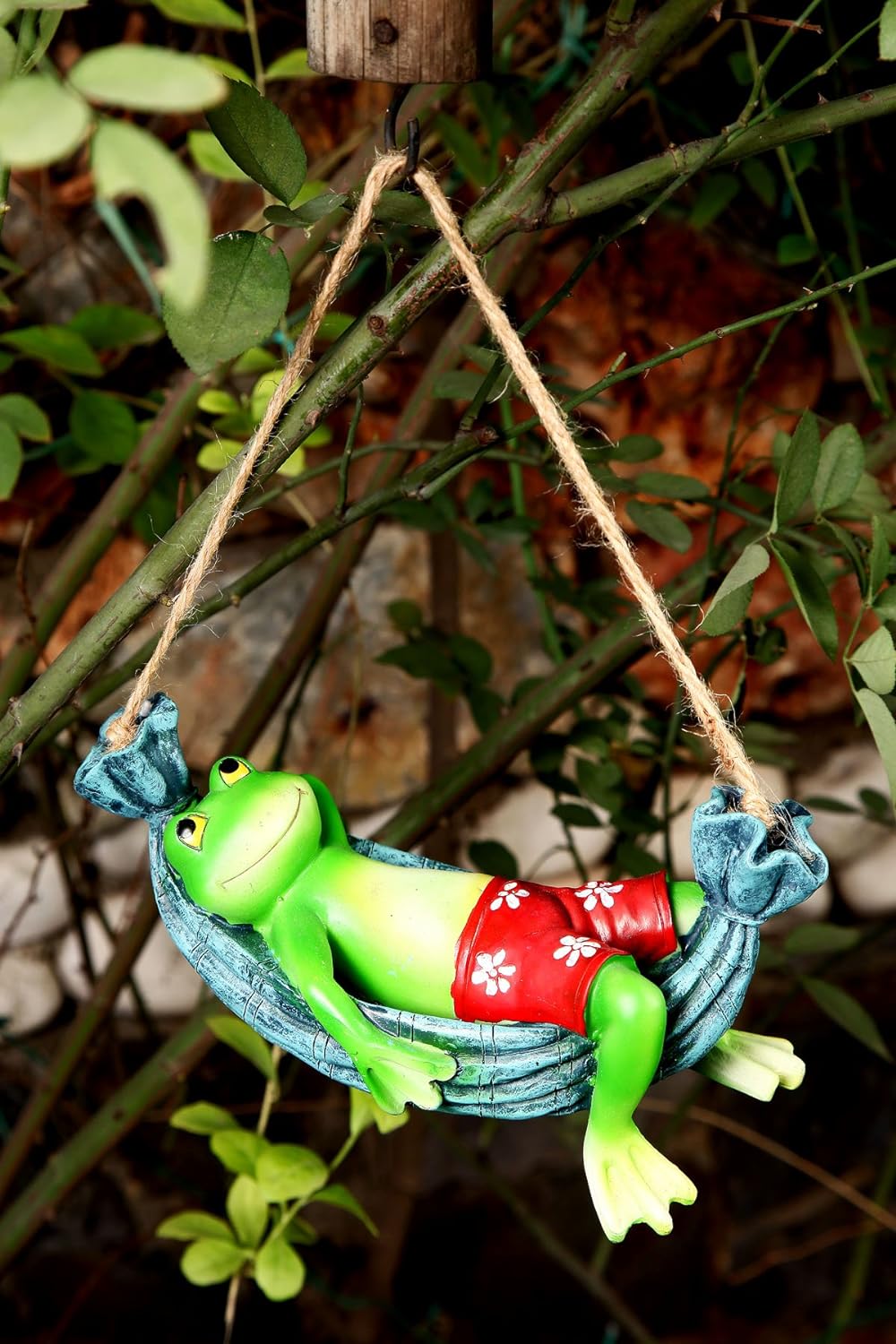Our Green Window The frog hammock Hanging Décor (gifting, home decor, hanging decor, kids room decor)