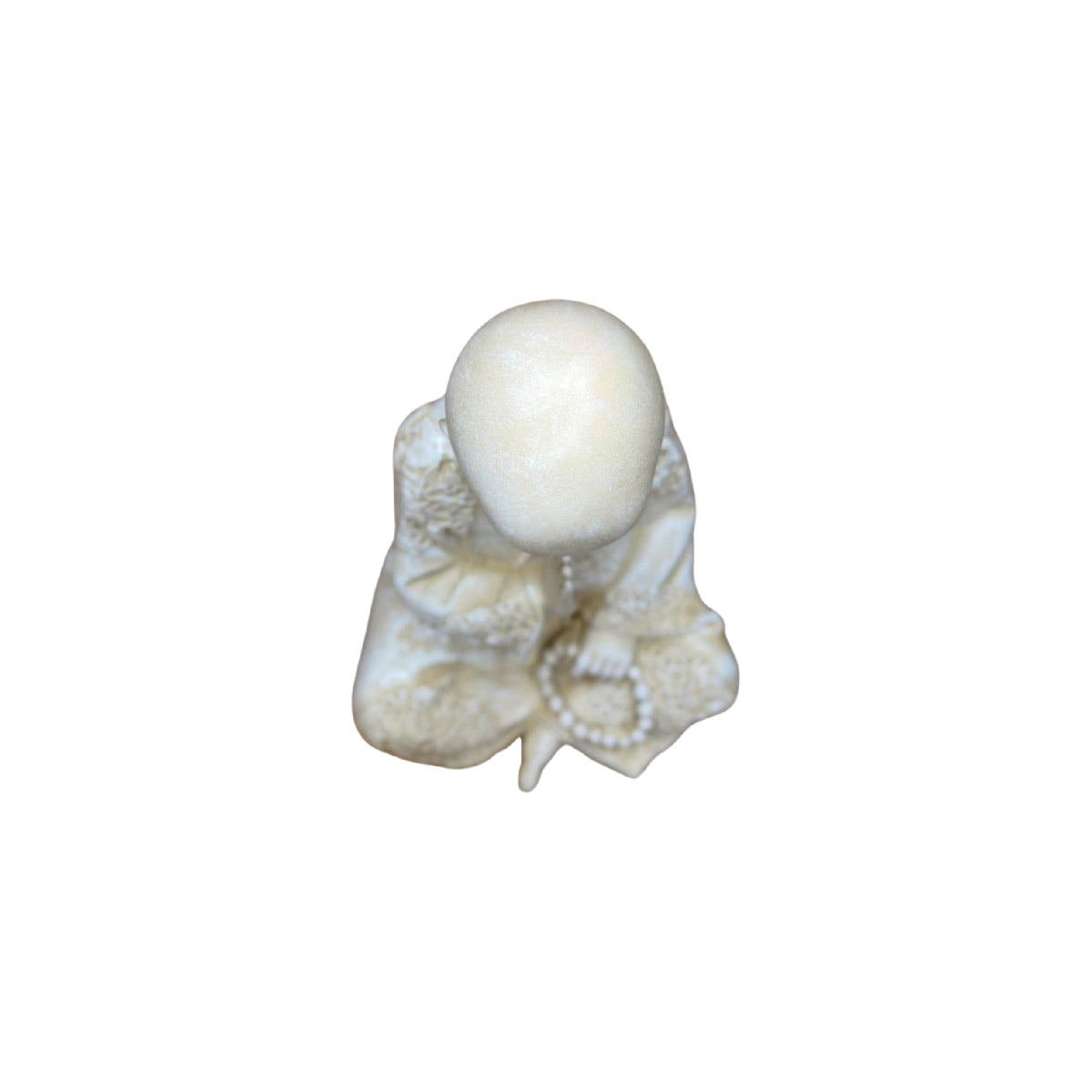 Our Green Window 6.5 inches height Baby monk in prayer position| resin monk statue| zen buddha statue