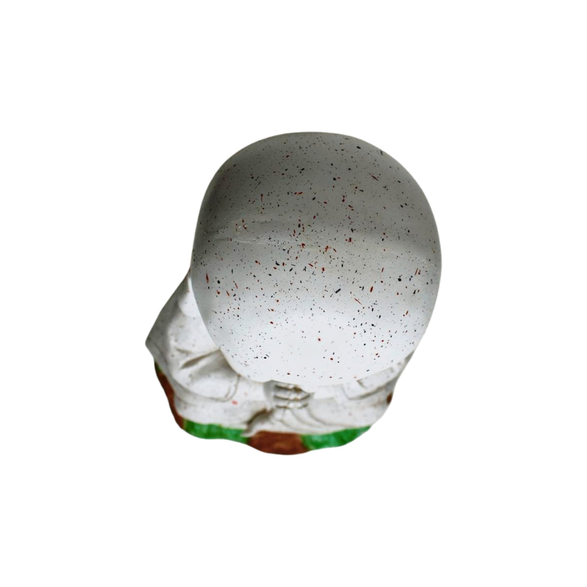 Our Green Window SET of 2 : Namaste Baby Monks white resin, garden statue, home decoration, balcony decor, garden decor