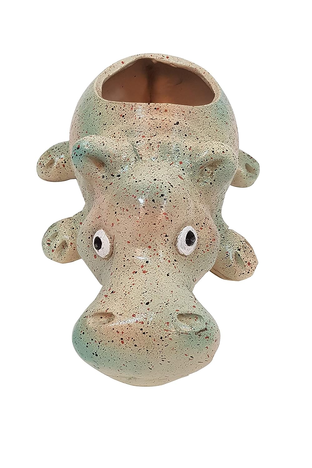 Our Green Window (Set of 2) Hippo Planter Set for Garden Decor
