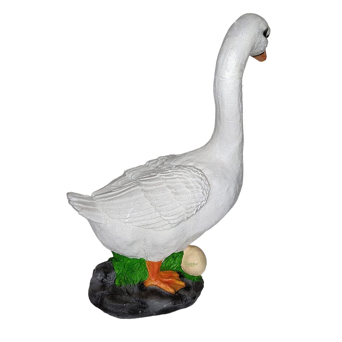 Our Green Window Big Goose with Eggs Garden Statue for Garden Decoration