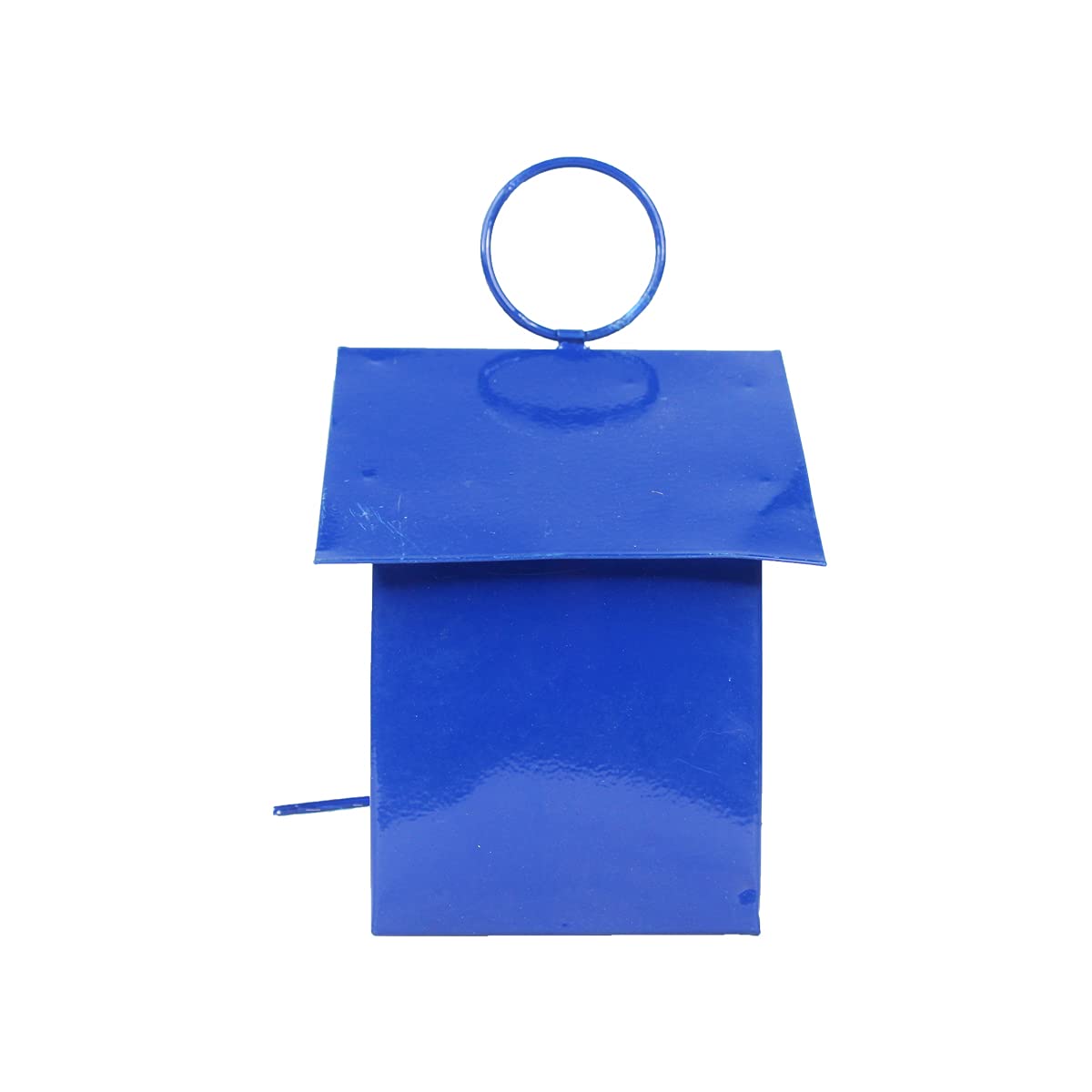 Our Green Window Hanging Metal Bird House for Garden Decoration (Blue)