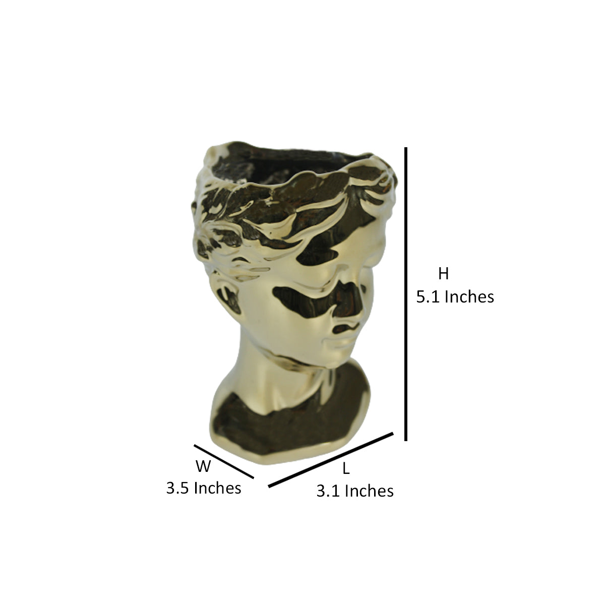 Golden Girl flower vase