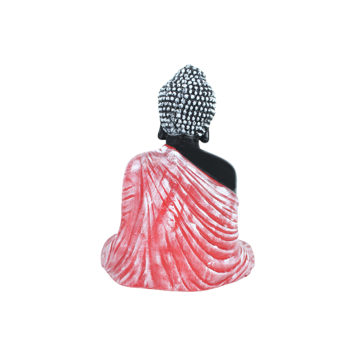 Buddha Statue for Home and Garden Decoration (Pink & Black)