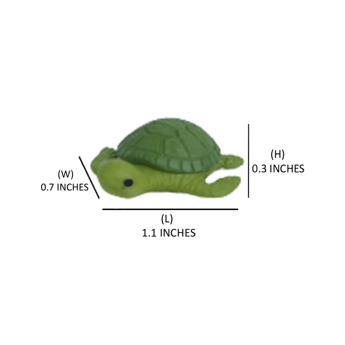 Miniature Toys : Set of 10 Turtle