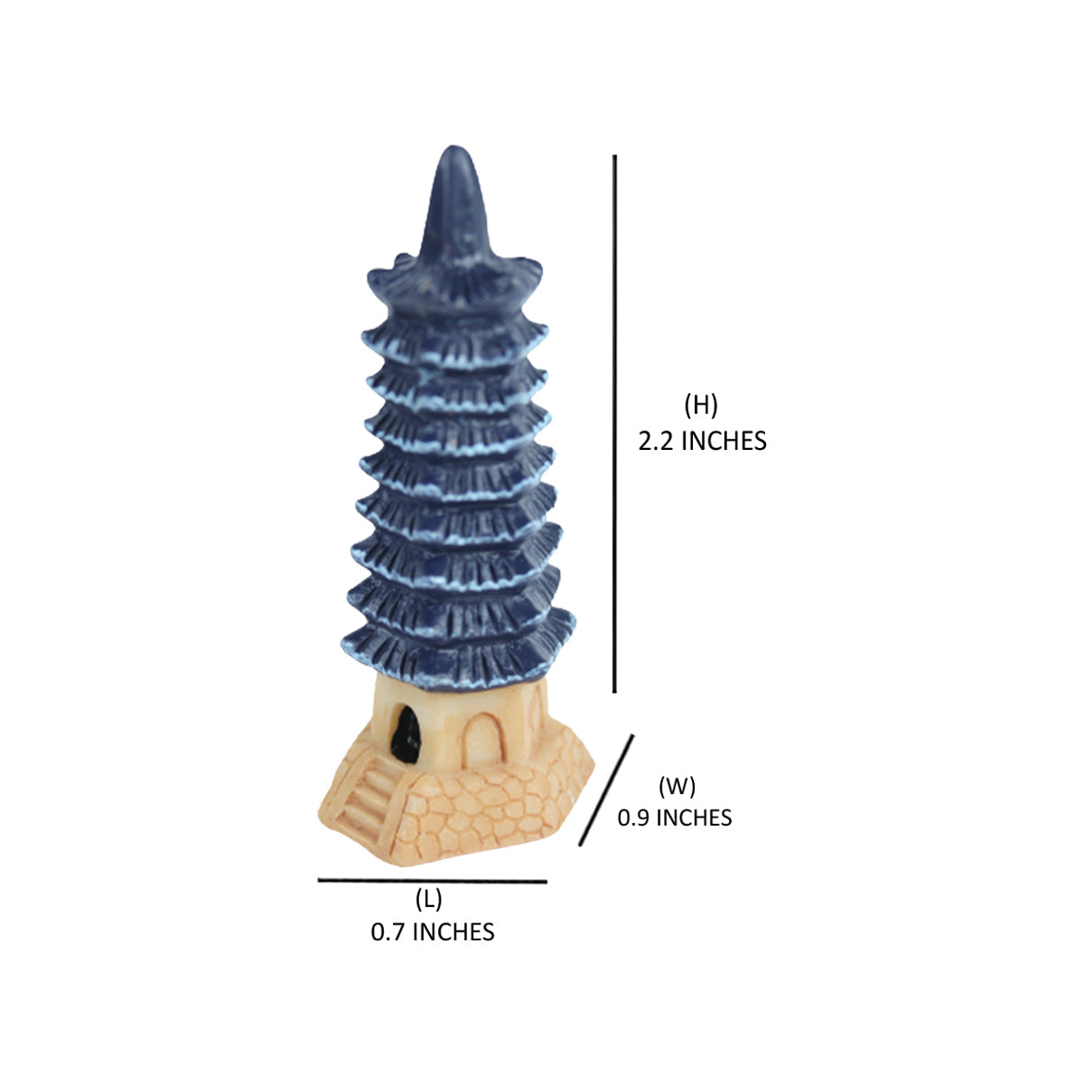 Miniature Toys Set of 4 pagoda