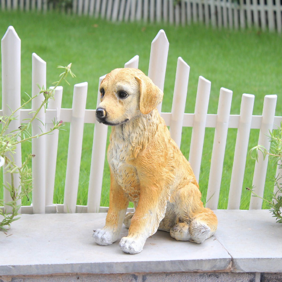 Wonderland Real Looking Dog-ImportedResin puppy garden decoration| Resin dog figurine| Dog lover garden gift