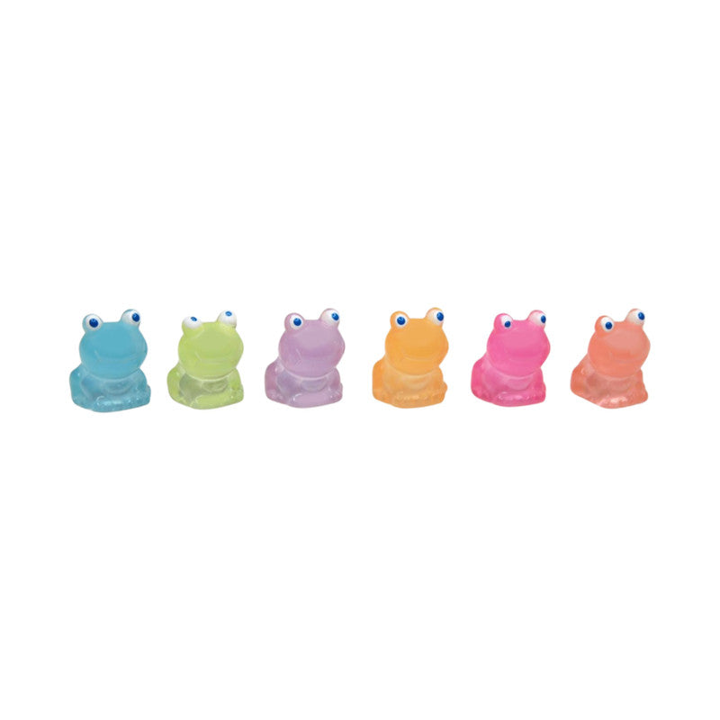 Wonderland imported miniatures ( pack of 4 ) glow frogs