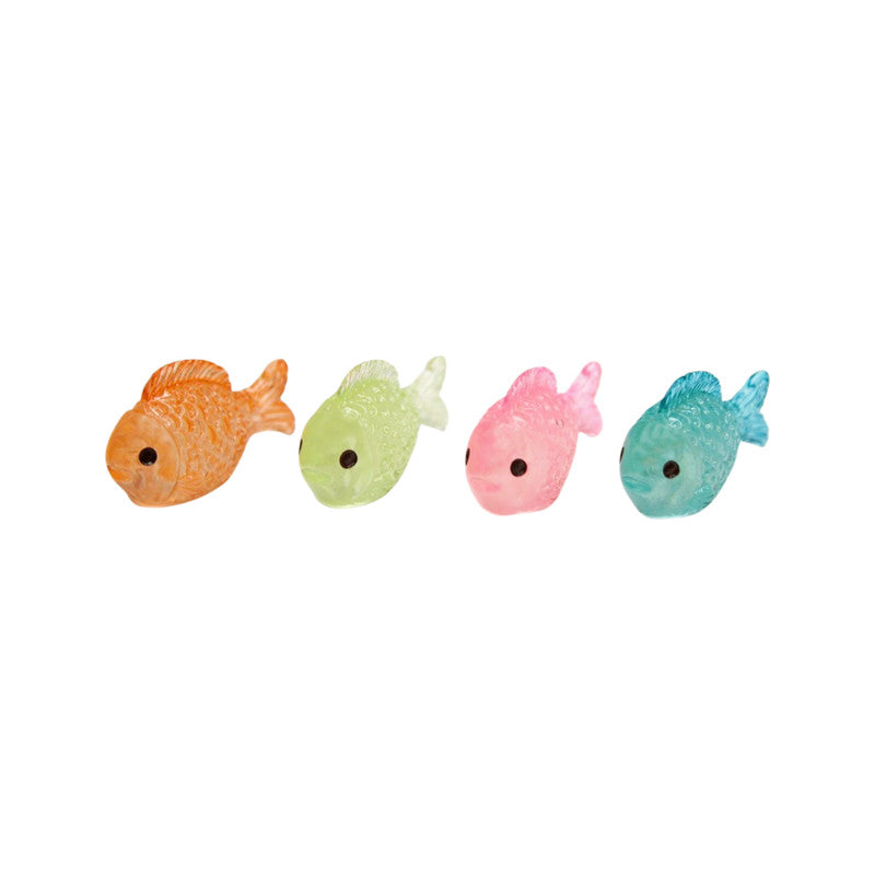 Wonderland imported miniatures ( pack of 4 ) fishes