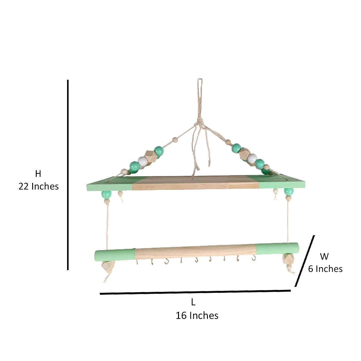 Imported Wooden Hanging Shelf