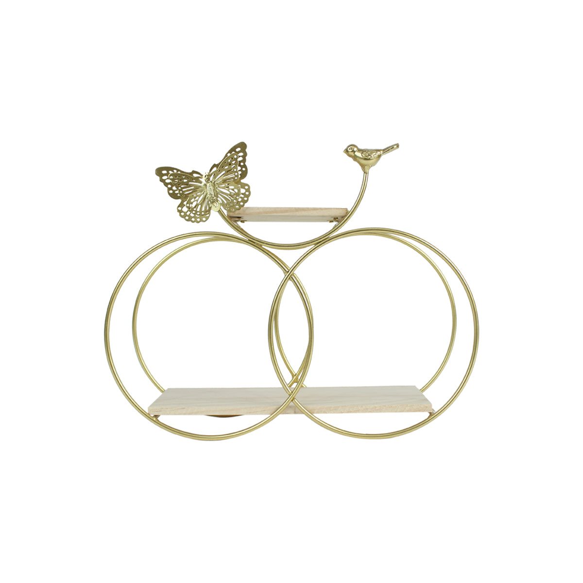 Our Green Window Bird and Butterfly Wall Shelf