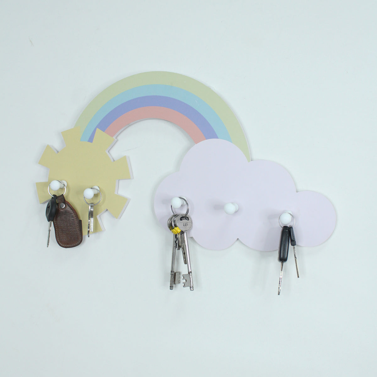 Wooden Cloud Hook Hanger