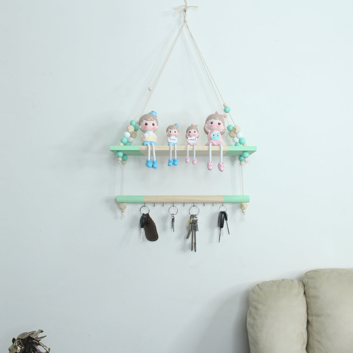 Imported Wooden Hanging Shelf