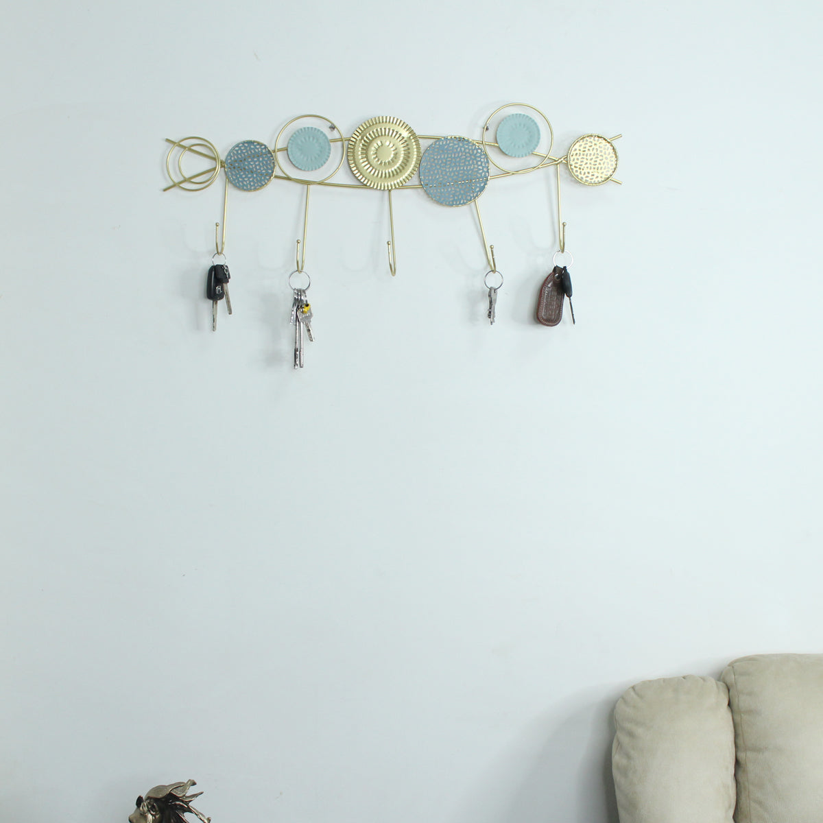 Seven Circle Metal Wall Hook