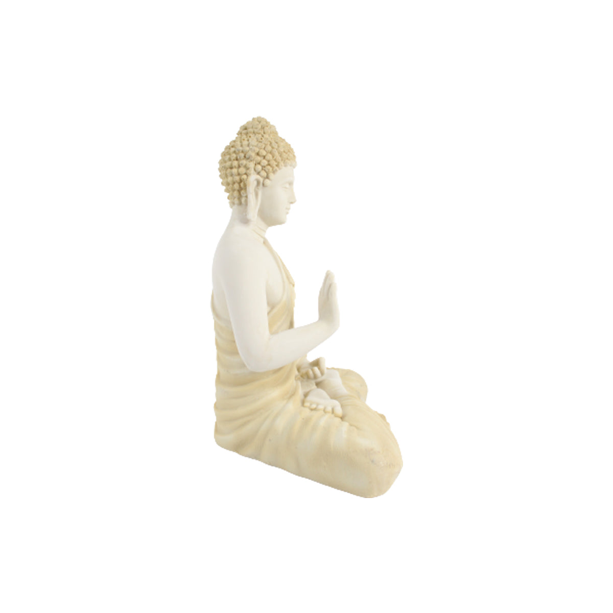 Wonderland Resin 14 '' Buddha (Beige)