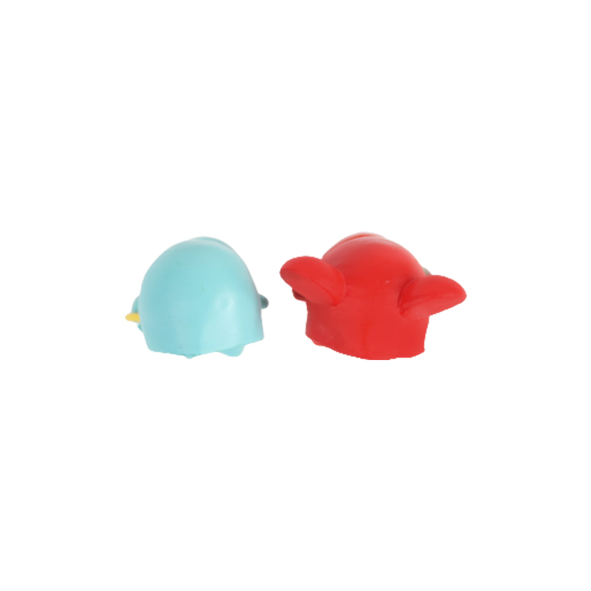 Raincoat Couple-2 (Red and Blue)( Miniature toys , cake toppers , small figuine, Valentine couple)