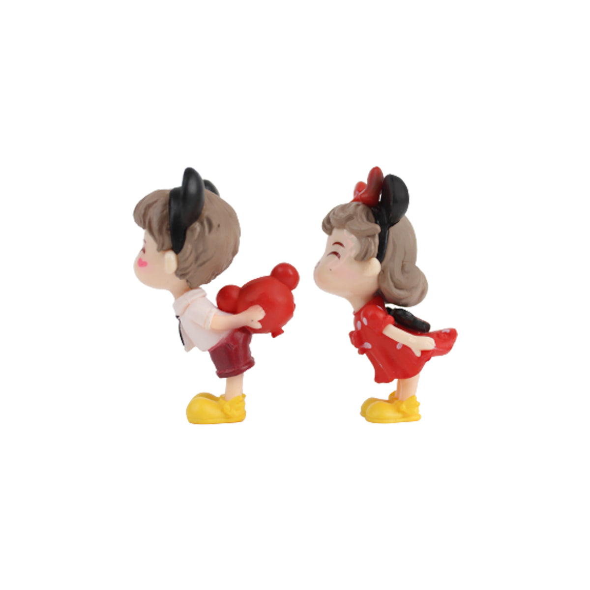 Mickey and Minni Couple( Miniature toys , cake toppers , small figuine, Valentine couple)