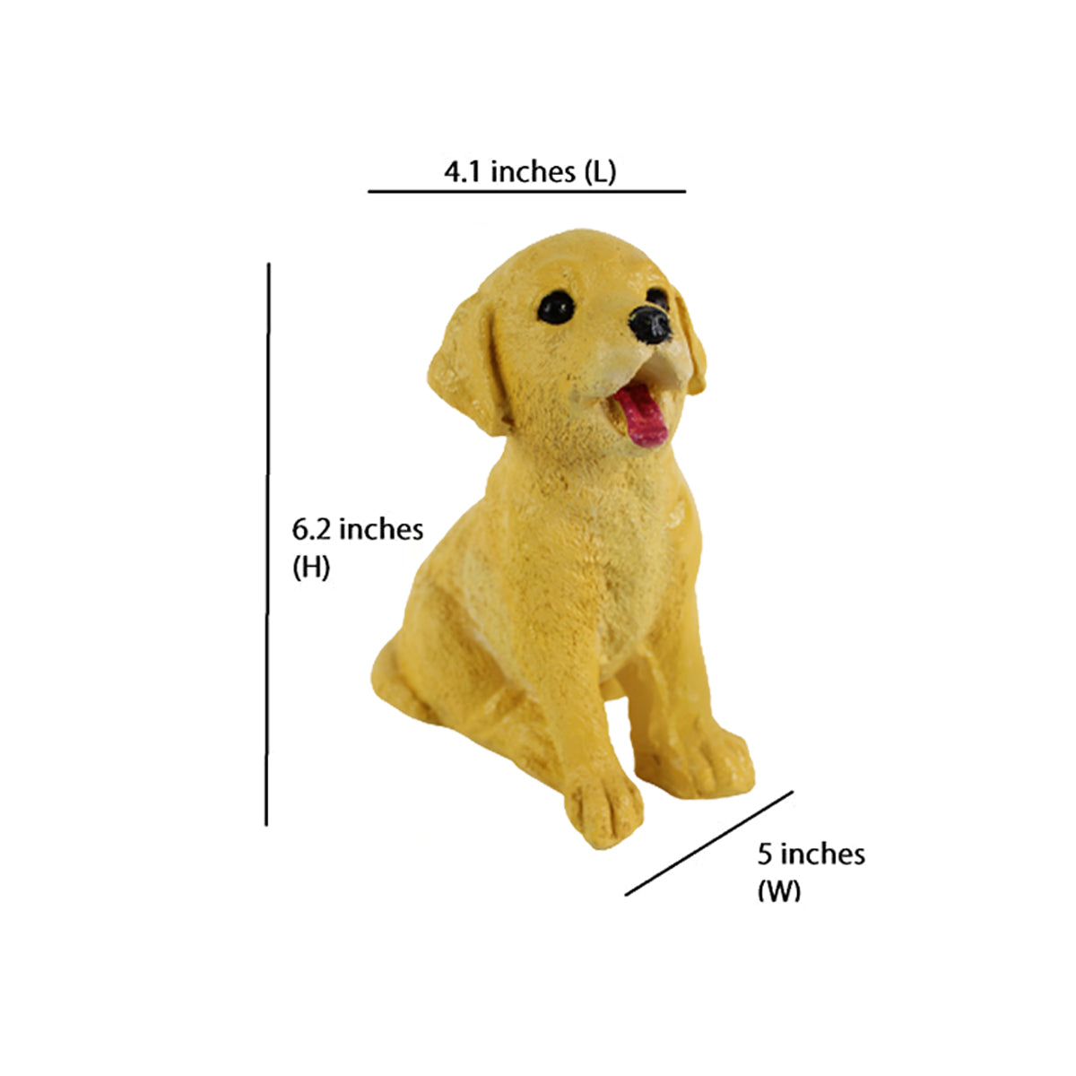 Labrador Dog for Home and Garden Decoration (Brown)