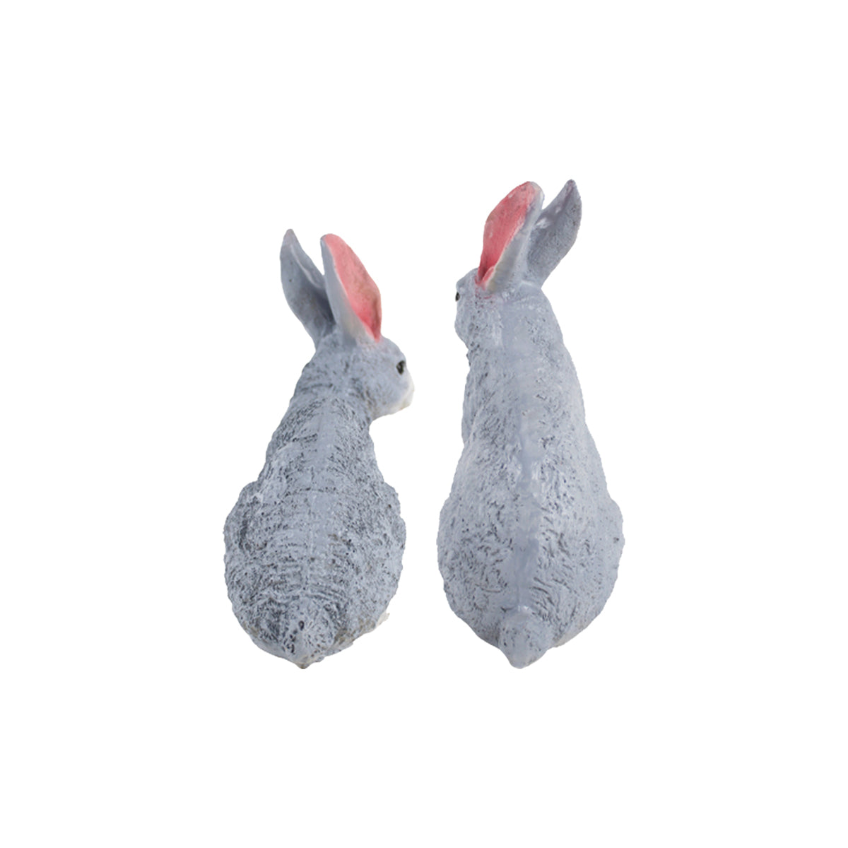 Wonderland ( set of 2)  Resin garden decor Sitting and Standing Rabbits