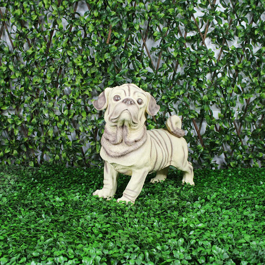 Our Green Window Big Pug Dog Statue Home and Garden Decoration