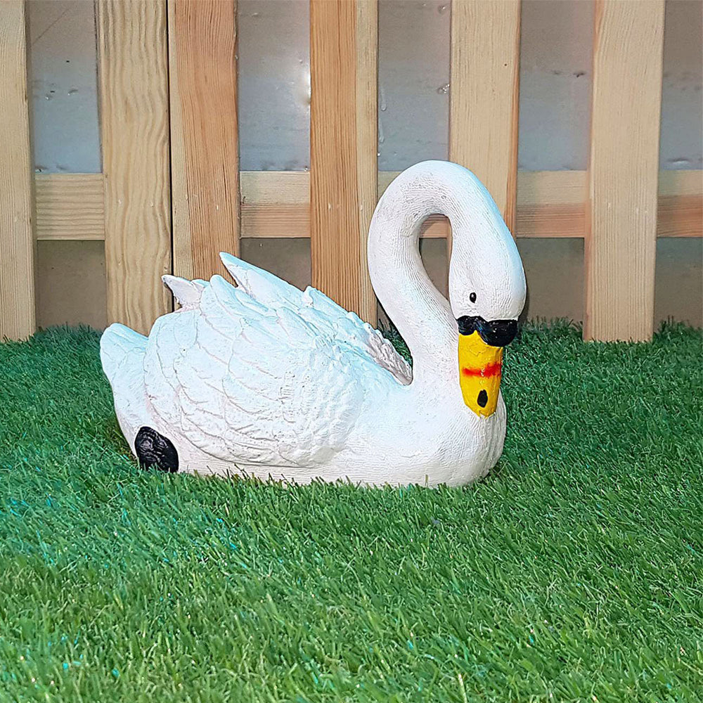 Front Swan Statue for Home and Garden Decoration