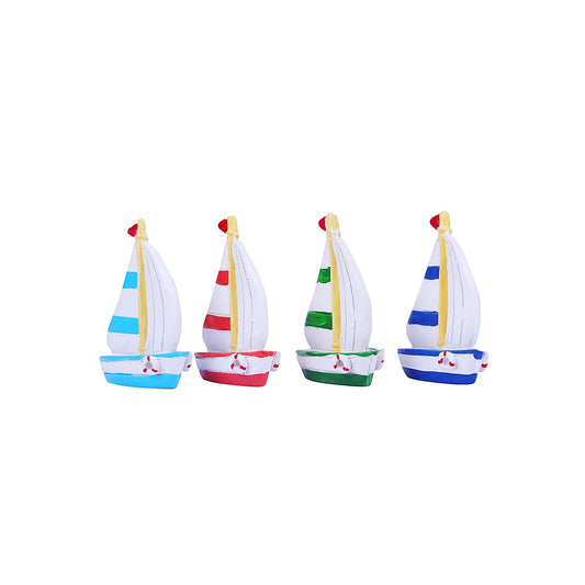 Miniature Toys : (Set of 4) Ships for Fairy Garden Accessories