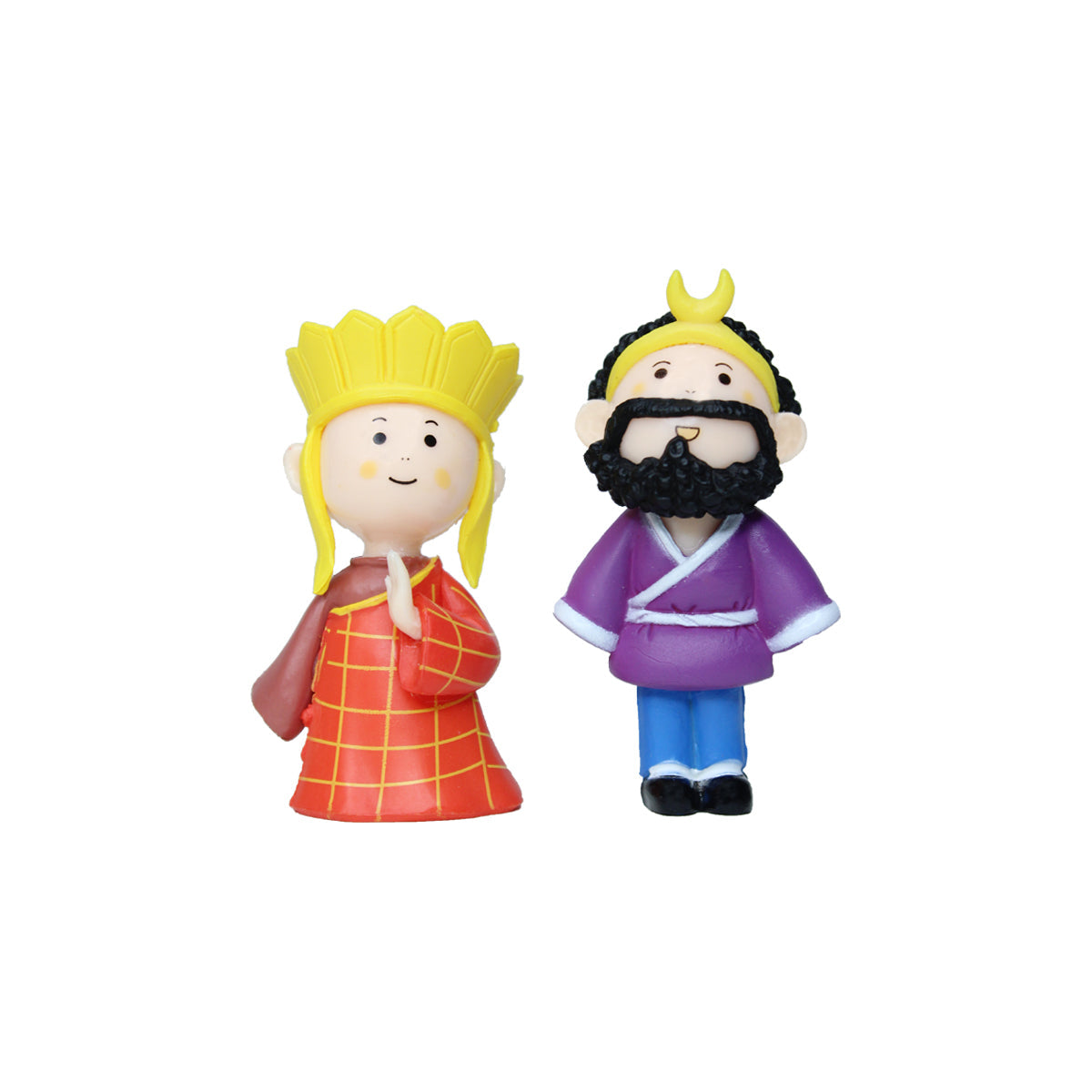 Miniature Toys : (Set of 2) King and Queen for Fairy Garden Accessories