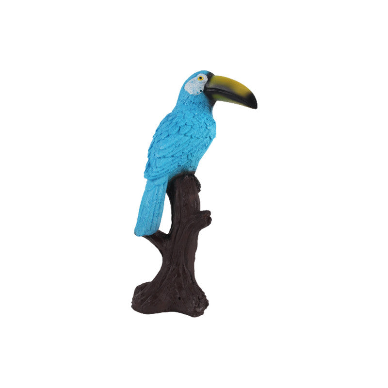 Wonderland Parrot Bird Figurine Showpiece Sitting on Tree for Home Décor