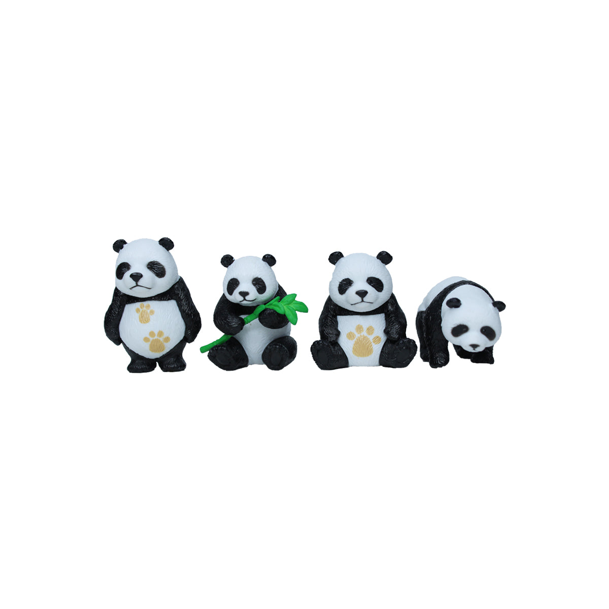 Miniature Toys : (Set of 4) Pandas for Fairy Garden Accessories