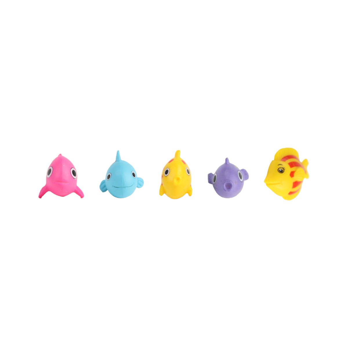 Wonderland Miniatures Funny Colorfull Fish (Set of 10) ( miniature toys , miniature accessories)